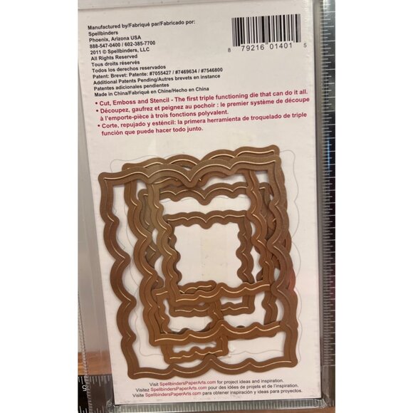 Spellbinders Nestabilities Labels Twenty-Three Die-Cut Stencil Set of 6 S4-347 - Picture 2 of 2